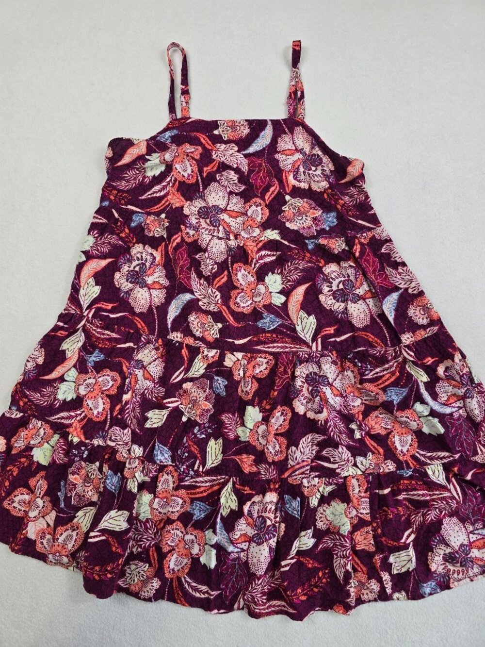 Old Navy XS Floral Sundress Purple Pink
